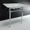 Fauceture KVPB31227W81 Dreyfuss 31" Console Sink W/SS Leg (8", 3 Hole), Wht/Chrome KVPB31227W81 - alternate 2
